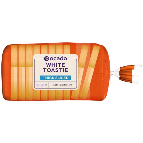 Ocado White Toastie Bread Thick Sliced