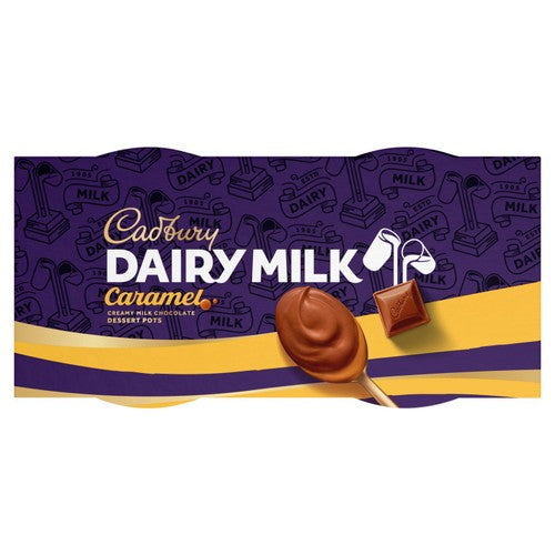 Cadbury Pots Of Joy Caramel Dessert 2x60g