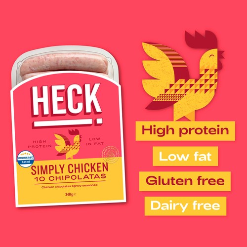 HECK Simply Chicken 10 Chipolatas
