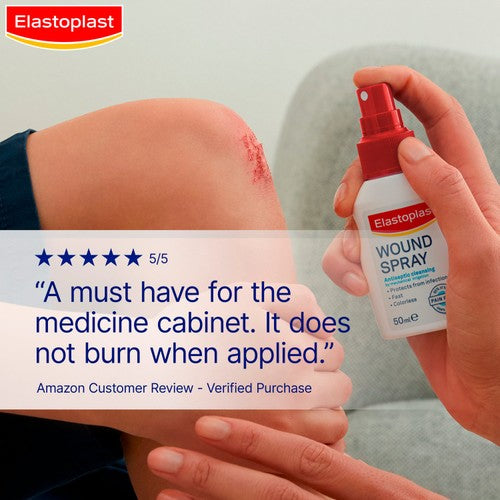 Elastoplast Wound Healing Pain-Free Antiseptic Cleaning Spray