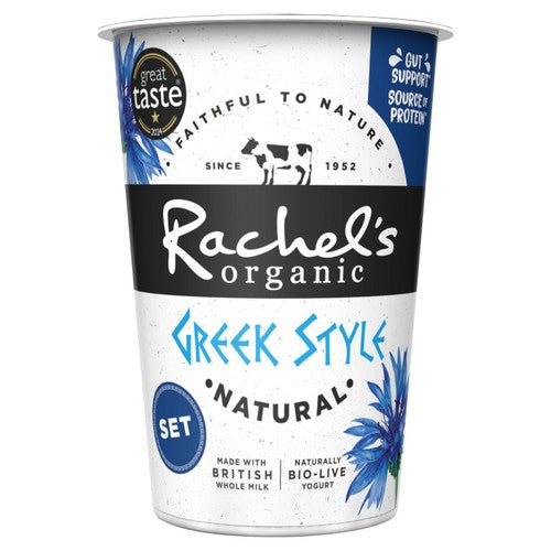 Rachel's Organic Set Greek Style Natural Yoghurt