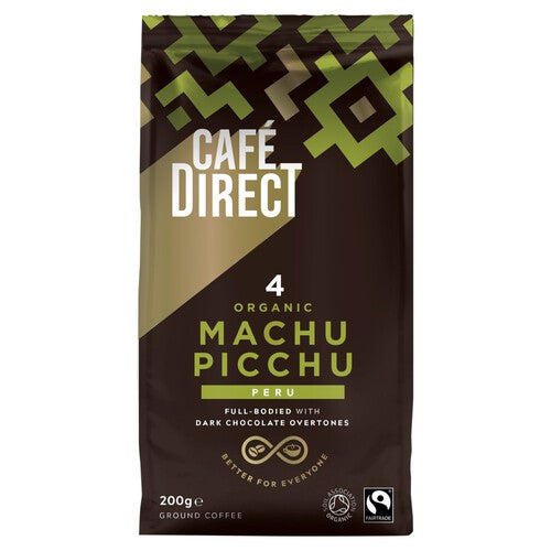 Cafedirect Fairtrade Organic Machu Picchu Peru Ground Coffee