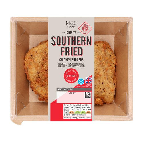 M&S Southern Fried Chicken Burgers