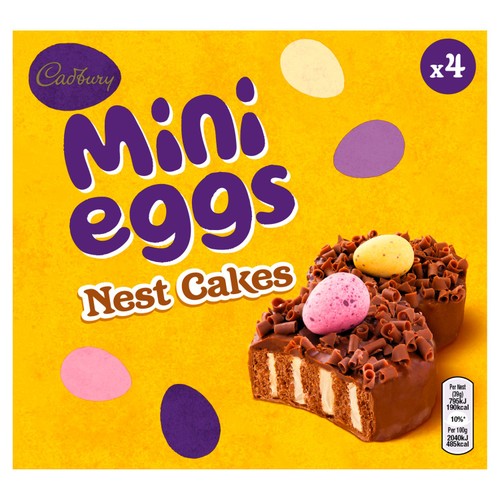 Cadbury Easter Chocolate Mini Egg Nest Cakes