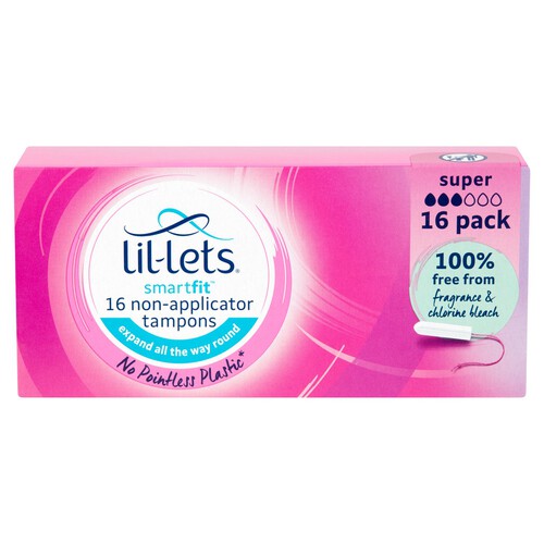 Lil-Lets Super Non-Applicator Tampons