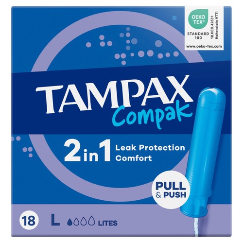 Tampax Compak Lites Applicator Tampons