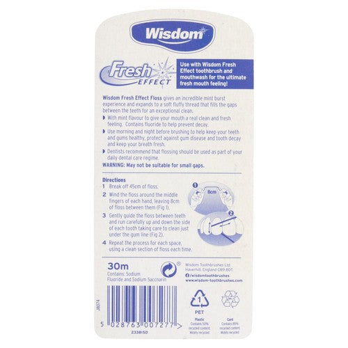 Wisdom Fresh Effect Mint Burst Floss 30m