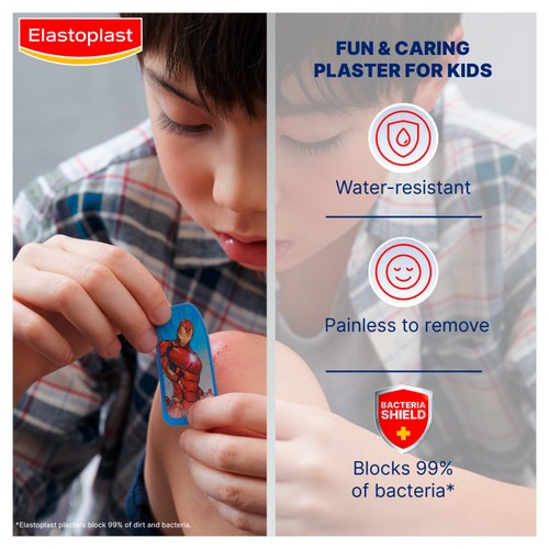 Elastoplast Avengers Marvel Kids Assorted Plasters