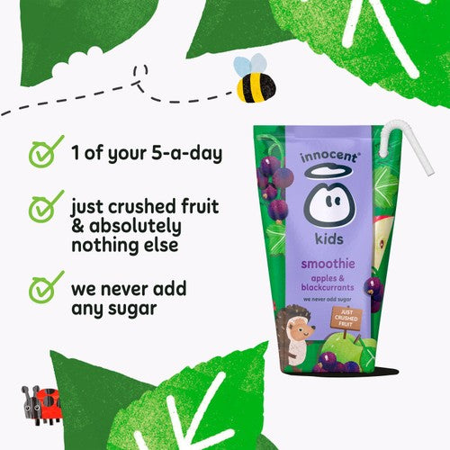 Innocent Kids Apples & Blackcurrants Smoothies