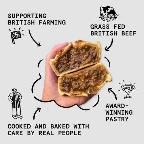 Willy's Pies Steak, Ale & Horseradish