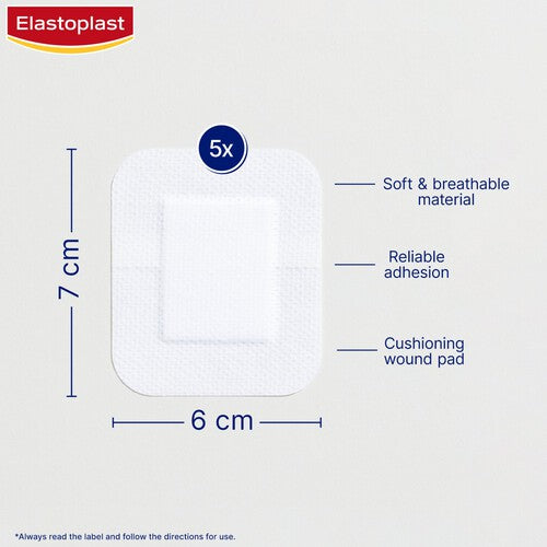 Elastoplast XL Sensitive Dressing Plasters 5s
