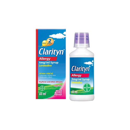 Clarityn Kids Allergy Syrup Mixed Berries