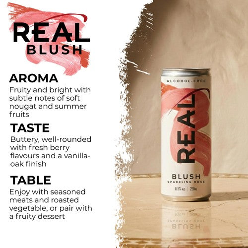 REAL Blush Alcohol Free Sparkling Rose