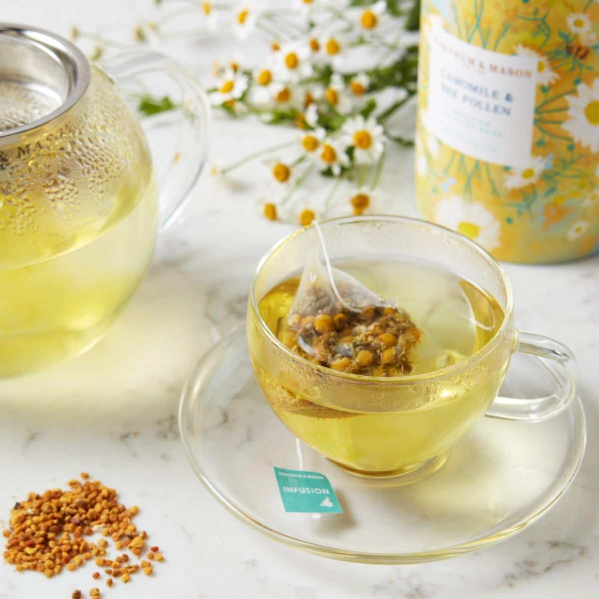 Camomile & Bee Pollen Infusion, 30 Silky Bags, 60g