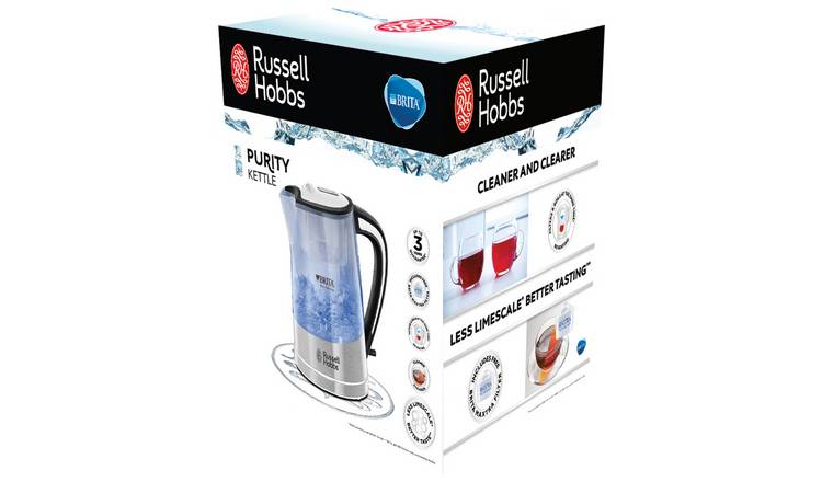 Russell Hobbs Brita Purity Filter Clear Plastic Kettle 22851