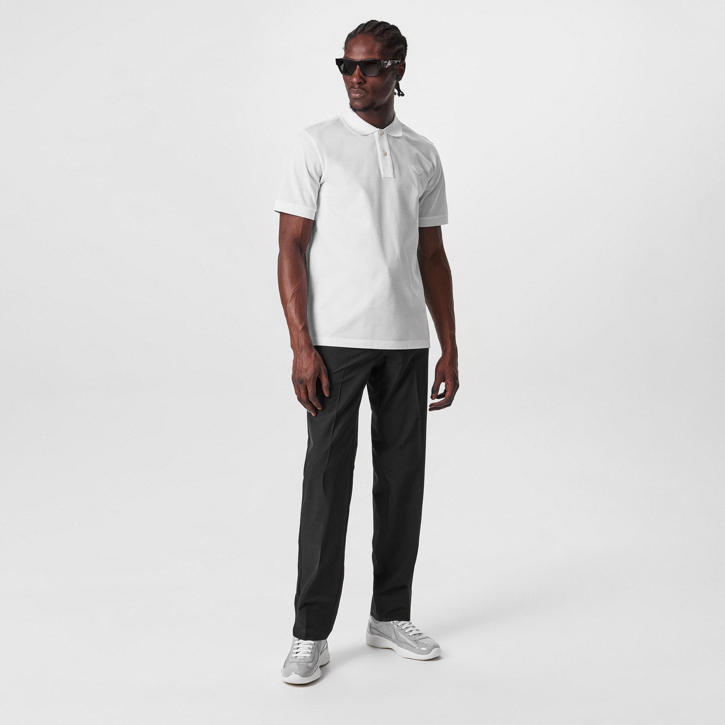 Prada Logo Polo Shirt