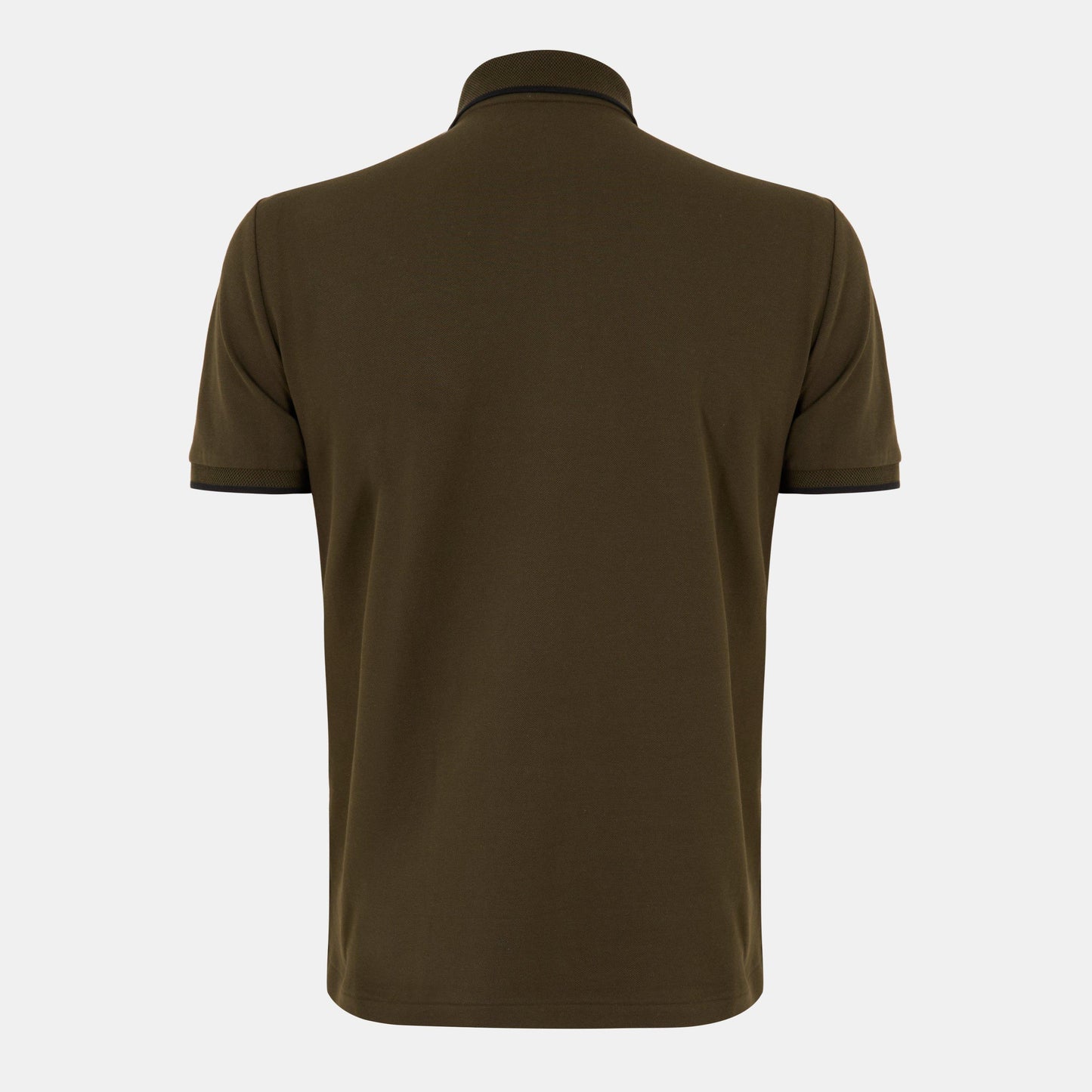 Men's Short-Sleeve Zipped Polo Shirt