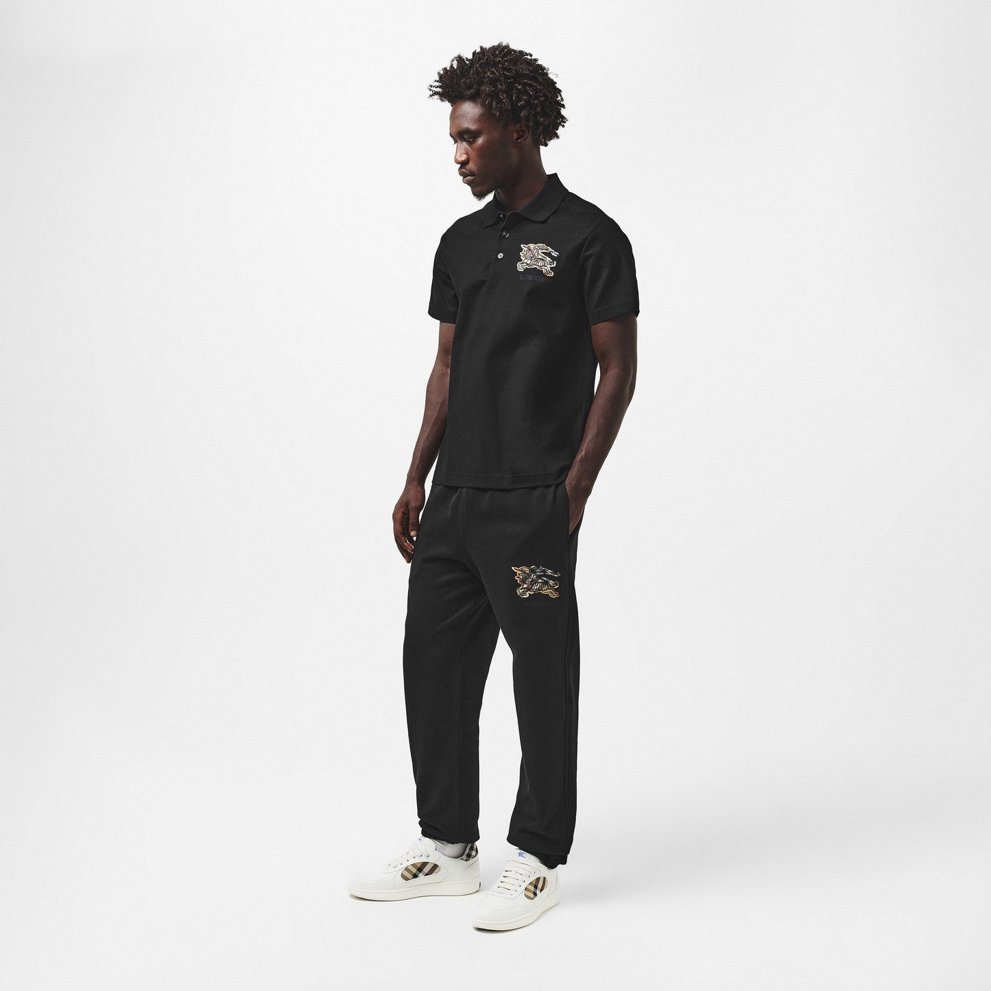 Burberry Men's Short Sleeve Tailored Fit Polo Shirt