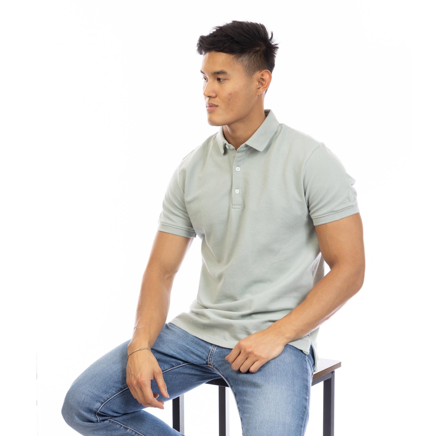 Peter Werth Men's Molton Short Sleeve Polo Shirt