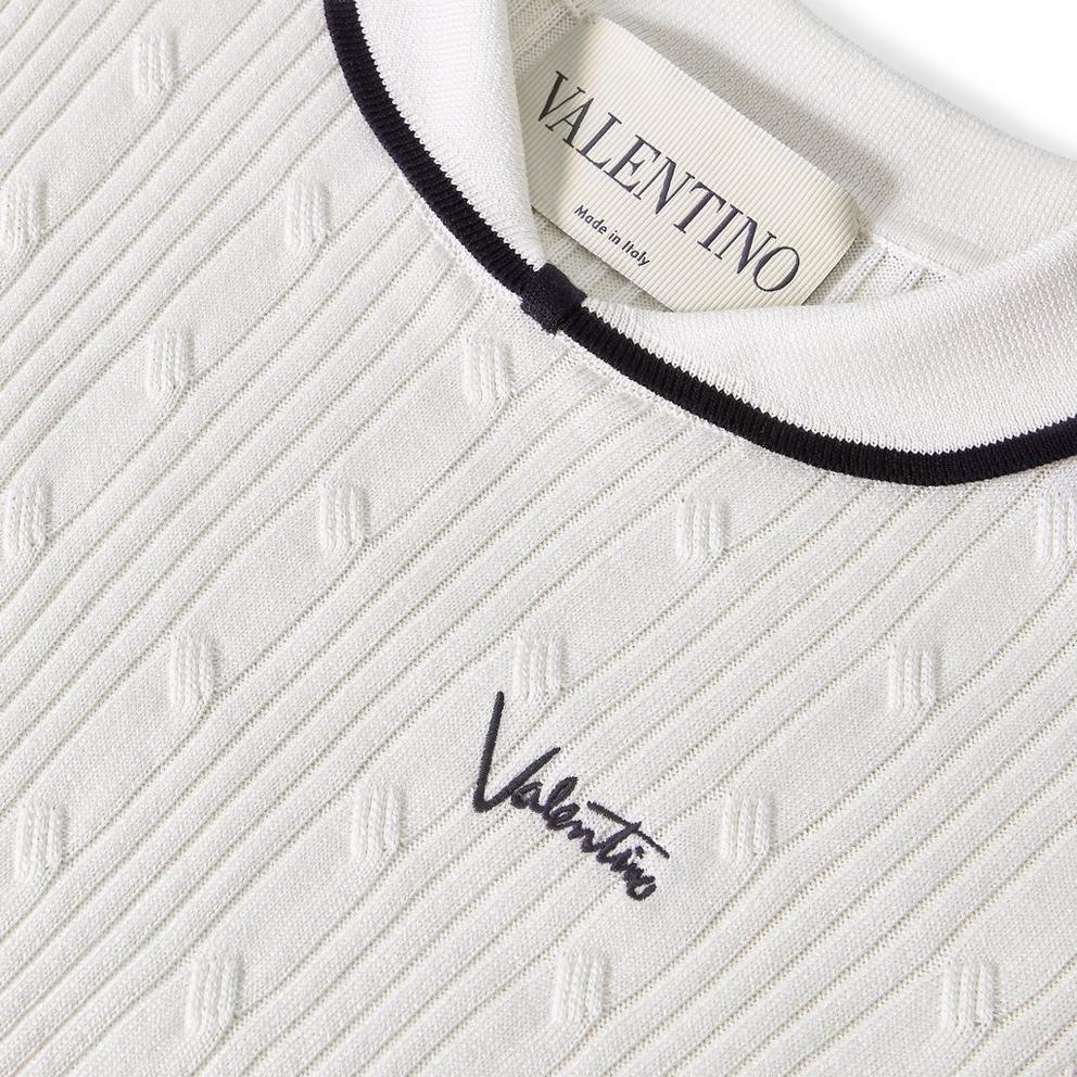 Valentino Val Cropped Polo Ld63