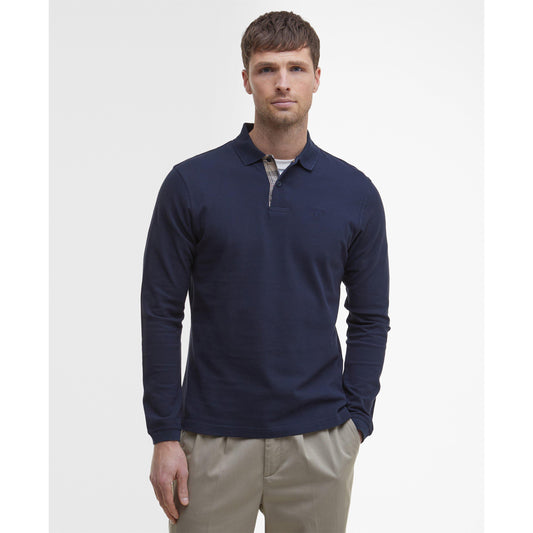 Barbour Mens Essentials Long Sleeve Polo Shirt