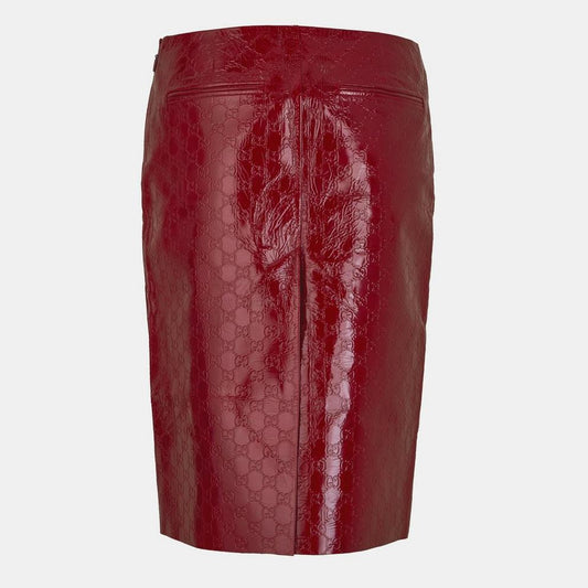 Gucci GG Embossed Mid-Length Skirt