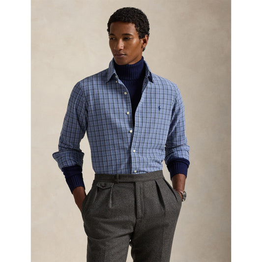 Polo Ralph Lauren Men's BrushOxf Long Sleeve Patterned Shirt