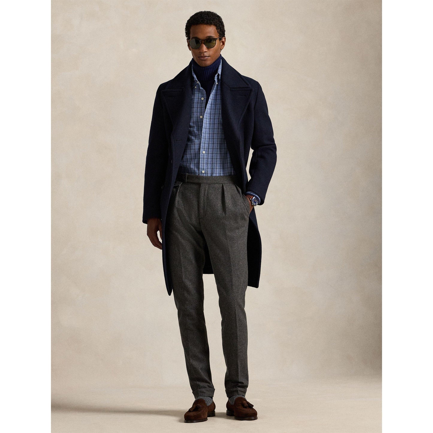 Polo Ralph Lauren Men's BrushOxf Long Sleeve Patterned Shirt