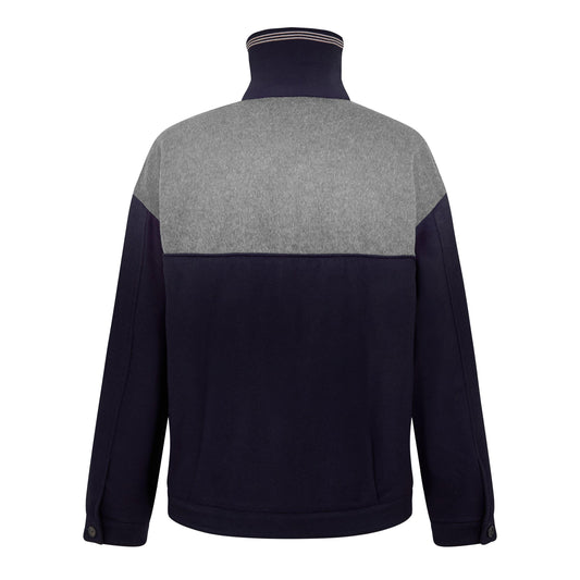 Miu Miu Mens Bicolour Zipped Fleece