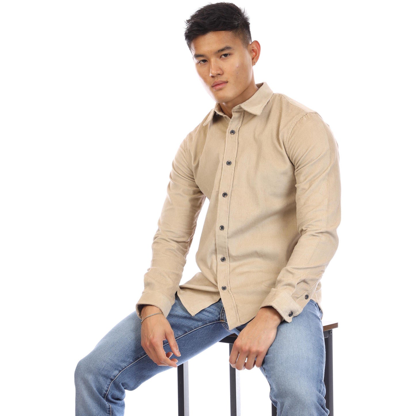 Peter Werth Men's Bexley Long Sleeve Plain Shirt