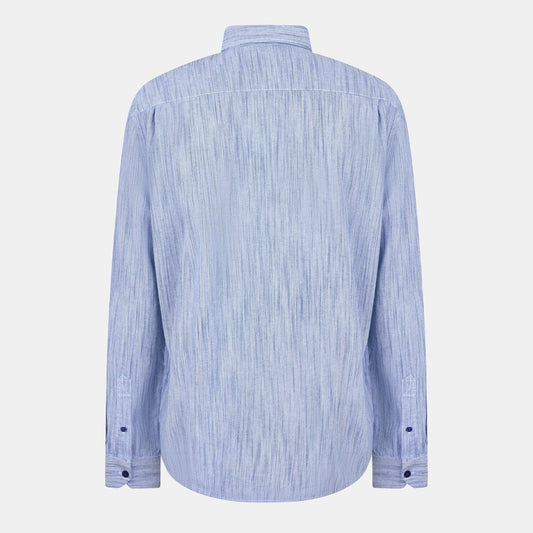 Peter Werth Men's W Mallett Long Sleeve Plain Shirt