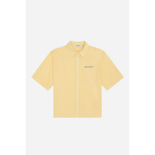 about:blank Men's Patterned Short Sleeve Shirt