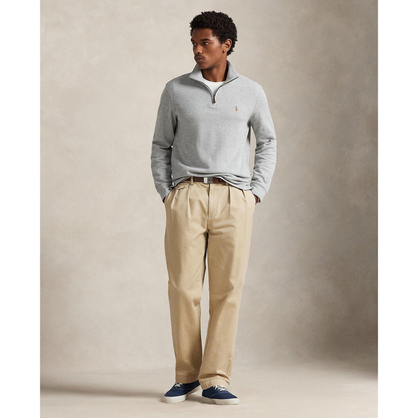 Polo Ralph Lauren Estate Fleece Quarter Zip Sweater