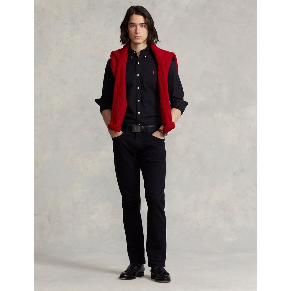 Polo Ralph Lauren Mens Slim Fit Oxford Long Sleeve Shirt