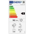 Bush DWFSEINT124W Full Size Dishwasher - integrated