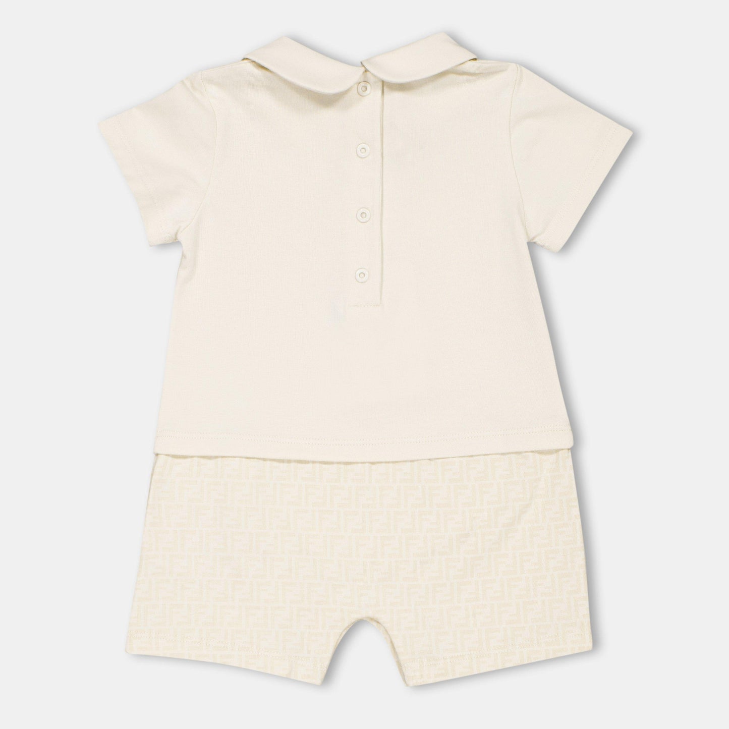 Fendi Unisex Kids Soft Fabric Snap Closure Onesie