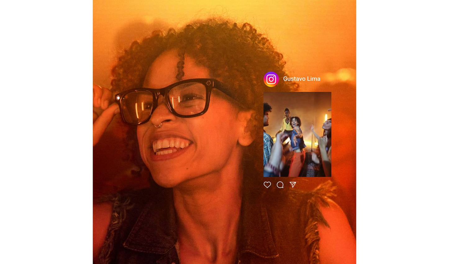 Ray-Ban Meta Wayfarer Glasses - Shiny Black, Clear