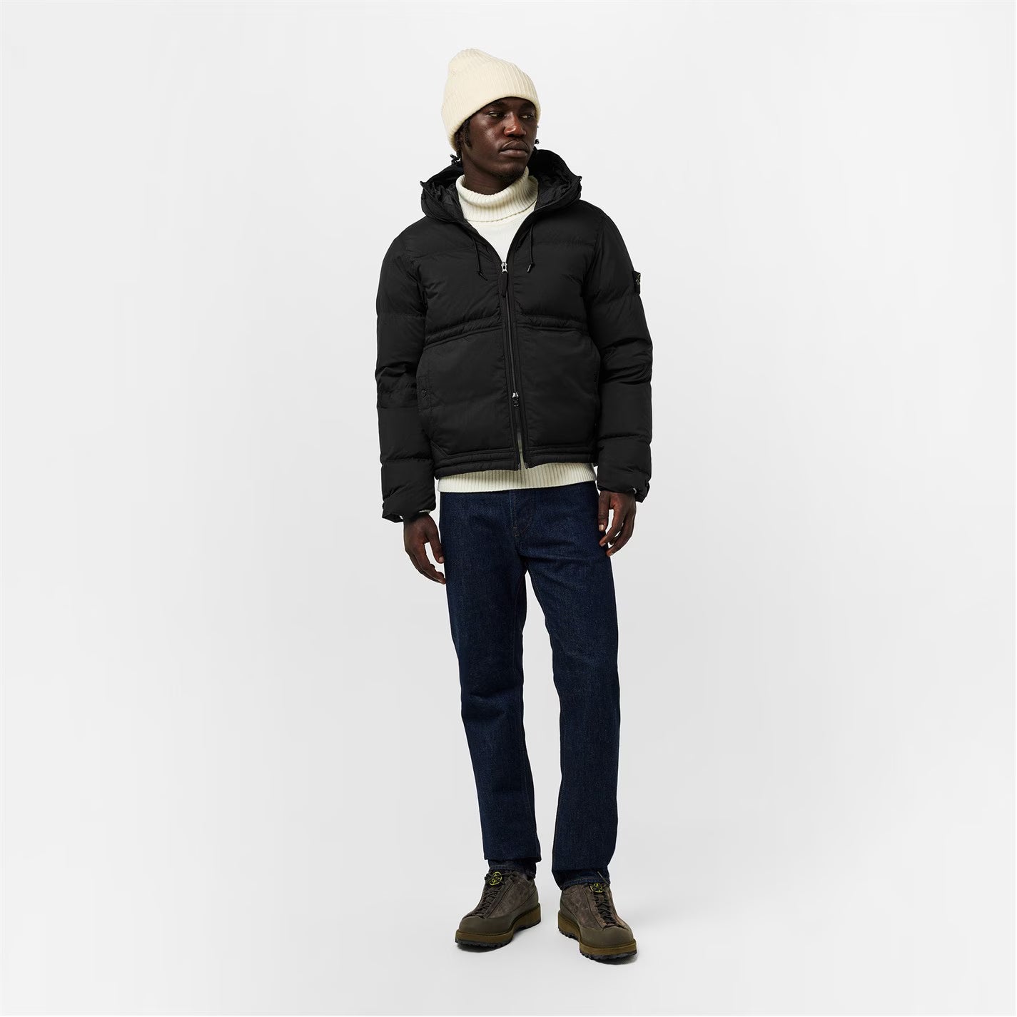 Men's Quilted Medium Puffer Jacket