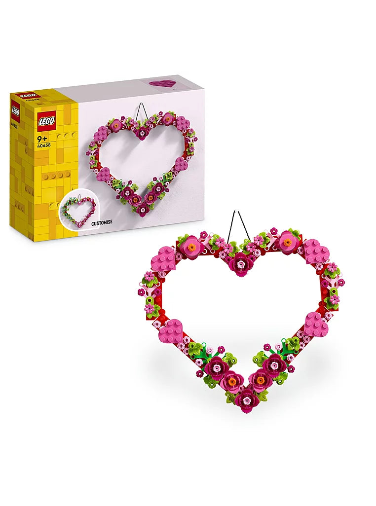 LEGO Heart Ornament Building Toy Kit 40638