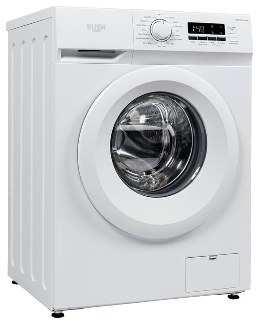 Bush WMSAA1014EW 10KG 1400 Spin Washing Machine - White