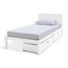 Habitat Brooklyn Single Bed Frame and Drawer - White