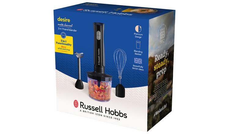 Russell Hobbs Desire Charcoal 3in1 Hand Blender 27141