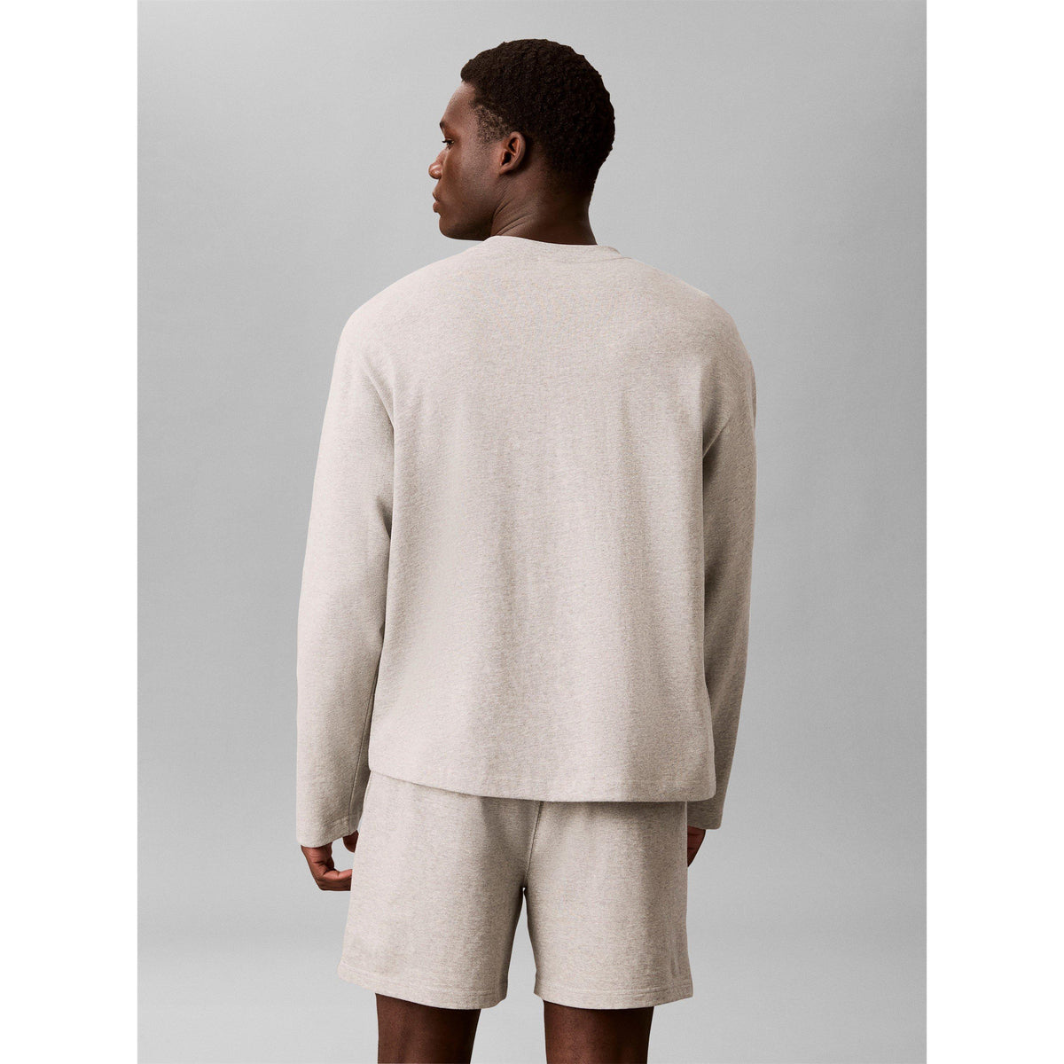 Calvin Klein Men's Lounge Long-Sleeve Cotton T-Shirt