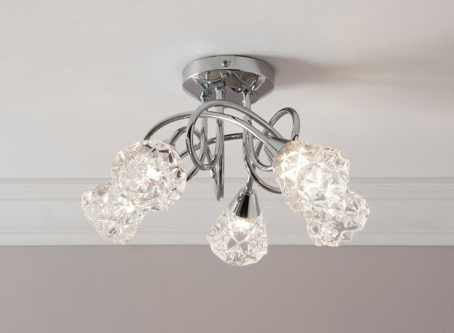 Argos Home Dico 5 Light Ceiling Light