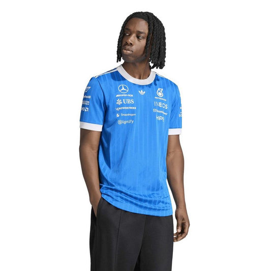 adidas Originals x Mercedes AMG Petronas Formula 1 Team Blue Wonder Driver Jersey