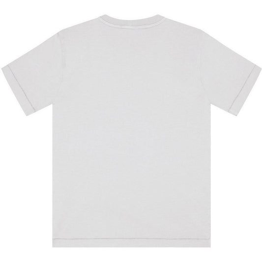 Stone Island Boys' Plain Cotton Badge Logo T-Shirt