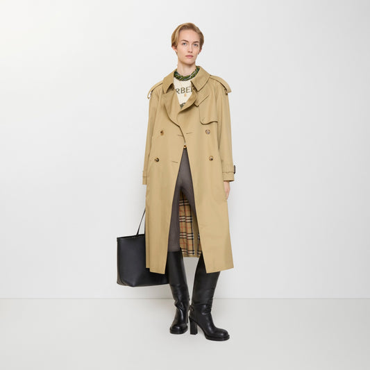 Long Gabardine Fitzrovia Trench Coat