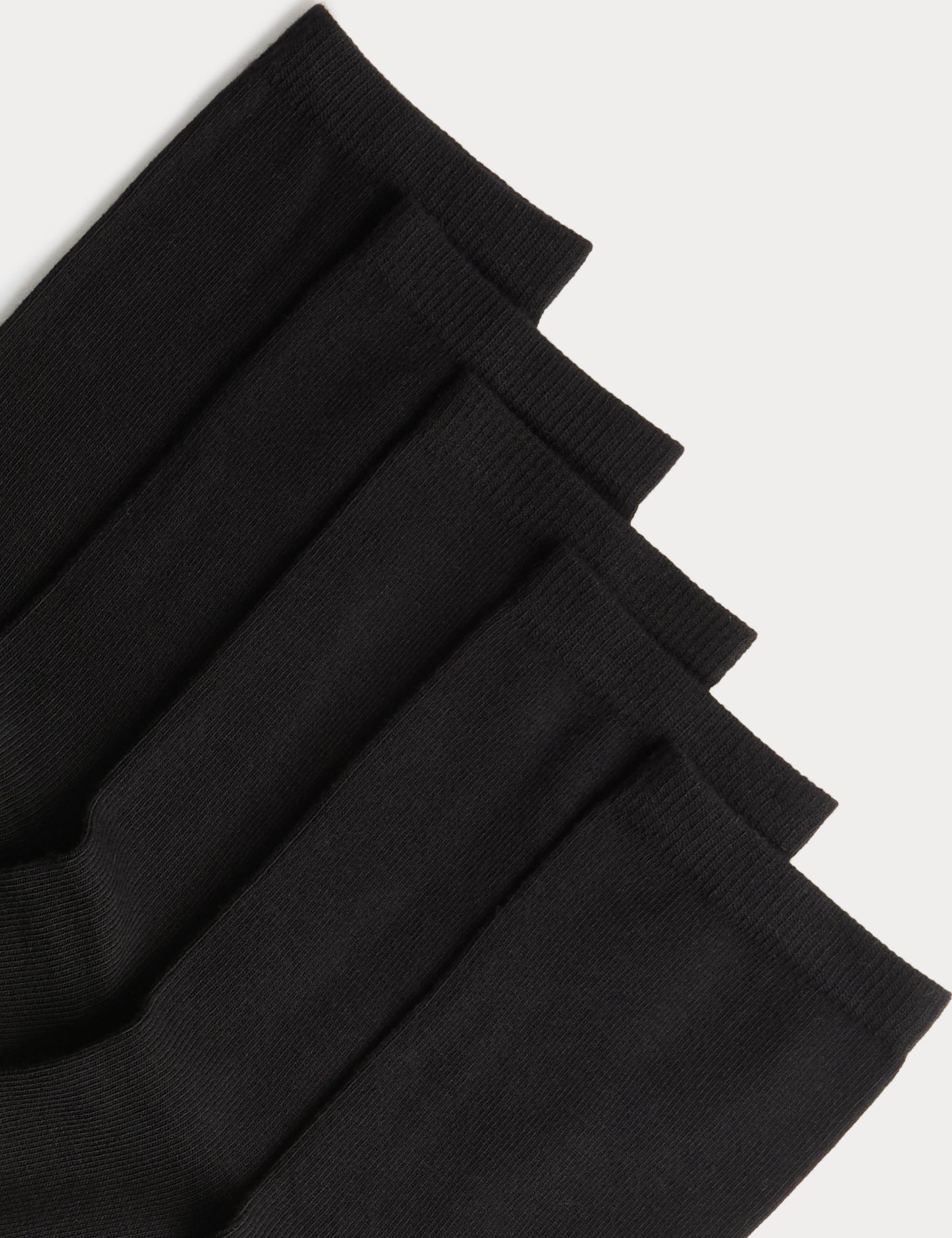 5pk Super Soft Colour Block Ankle High Socks