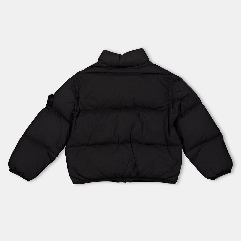 Stone Island Kids' Long Sleeve Short Puffer Jacket