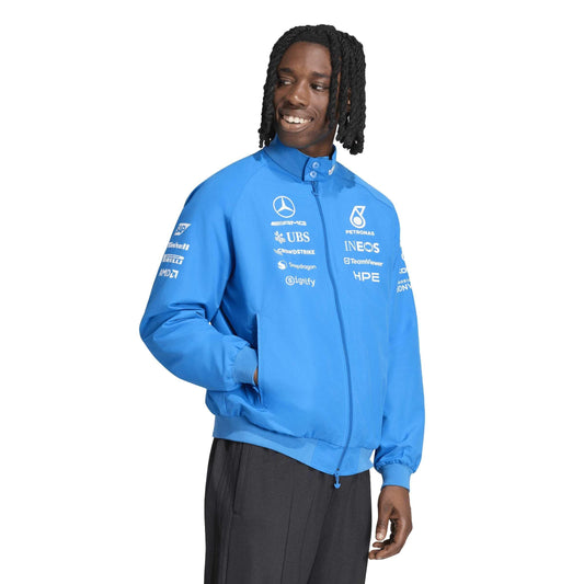 adidas Originals x Mercedes AMG Petronas Formula 1 Team Blue Wonder Driver Harrington Jacket